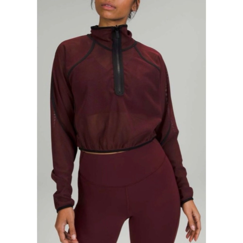 Lululemon Recyclable Mesh Reversible 1/2 Zip
